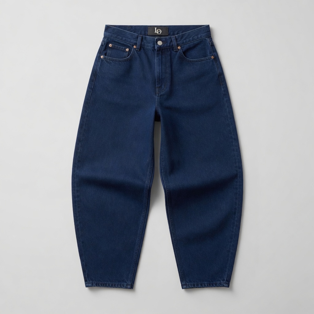 LOCKE / Barrel Jean in Raw Indigo